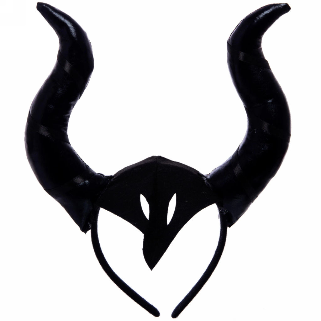 Цена за 2 шт. Ободок карнавальный "Дьяволёнок", черный микс