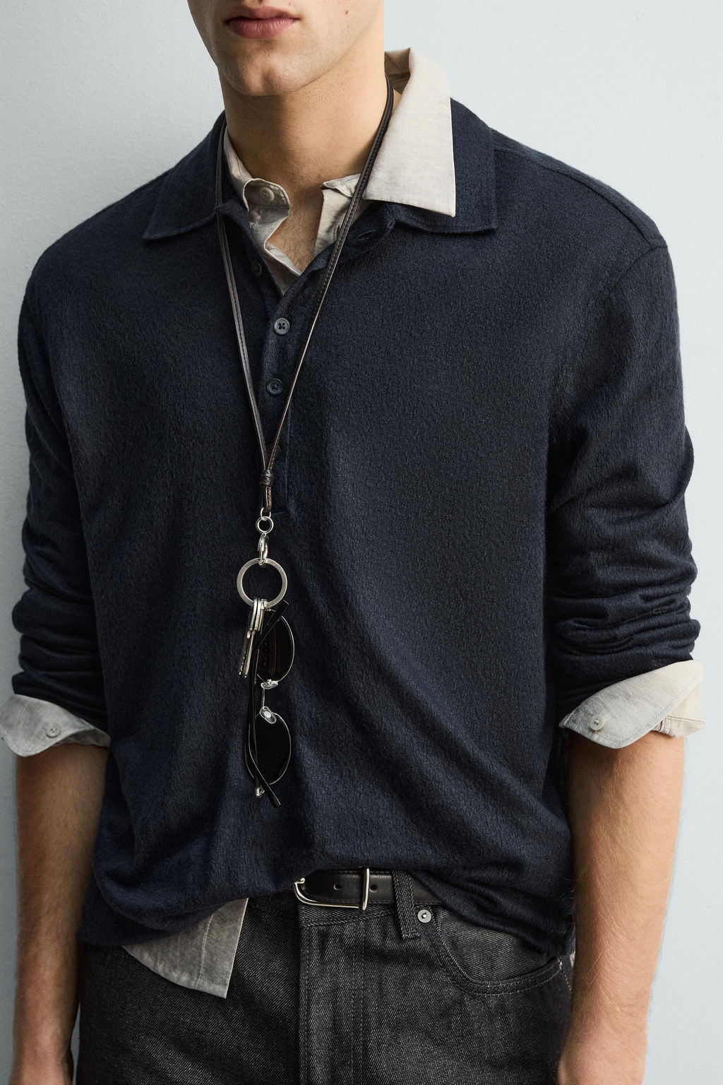 TEXTURED POLO SHIRT - Zara фото 5