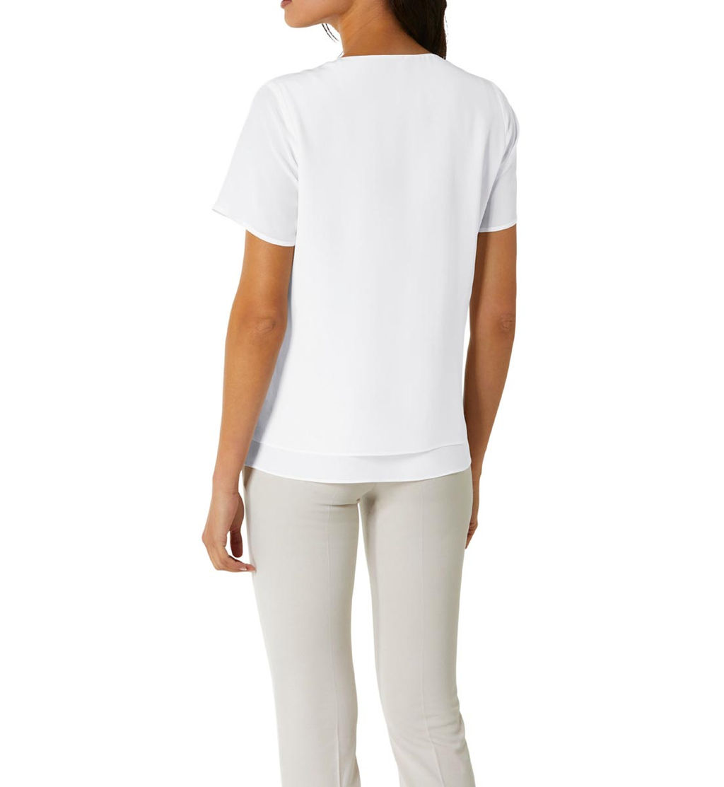 Блузка, экрю - Linea tesini фото 3