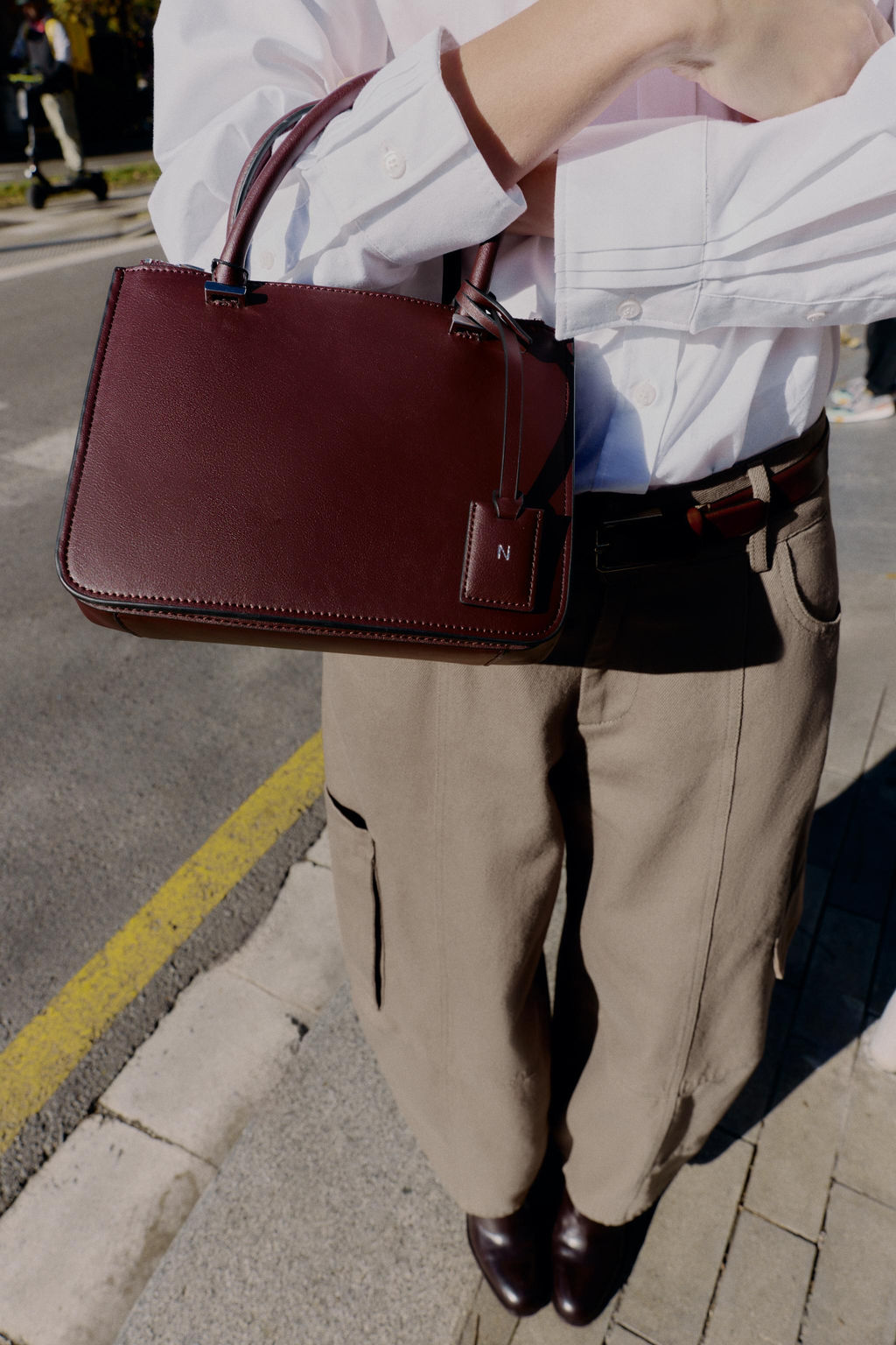 MINI CITY BAG WITH DOUBLE HANDLE - Zara фото 3