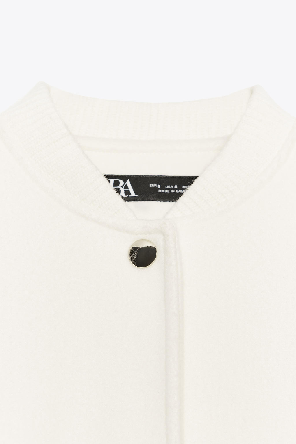 SOFT BOMBER JACKET WITH GOLDEN BUTTONS - Zara фото 9