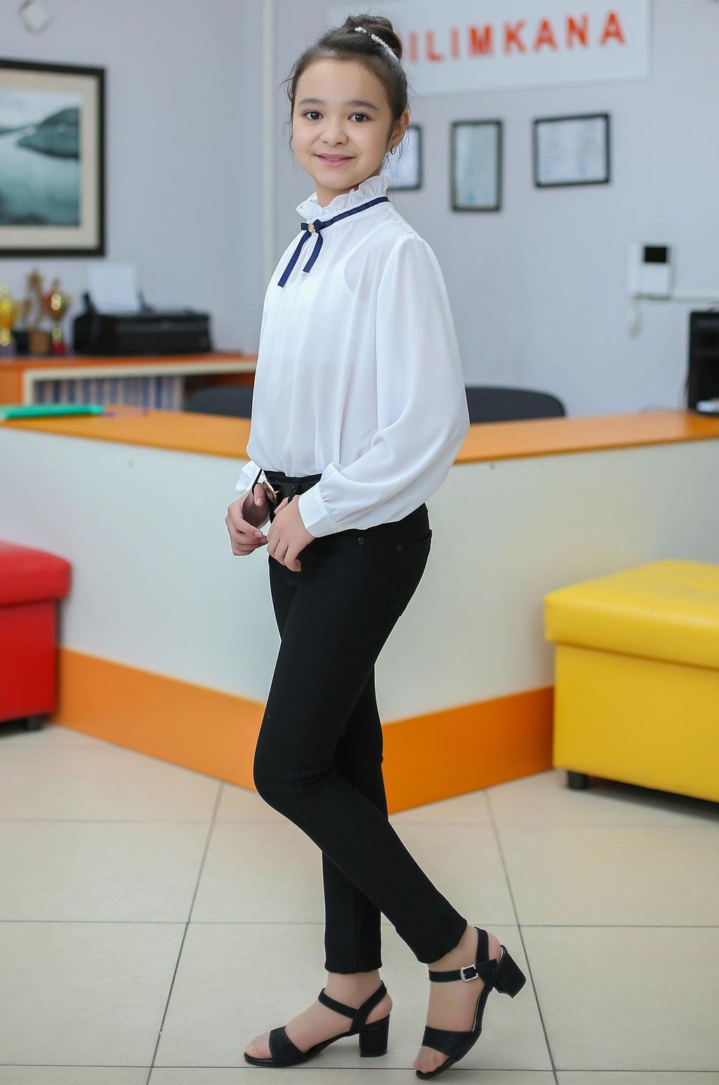 Блузка из шифона для девочки Happyfox