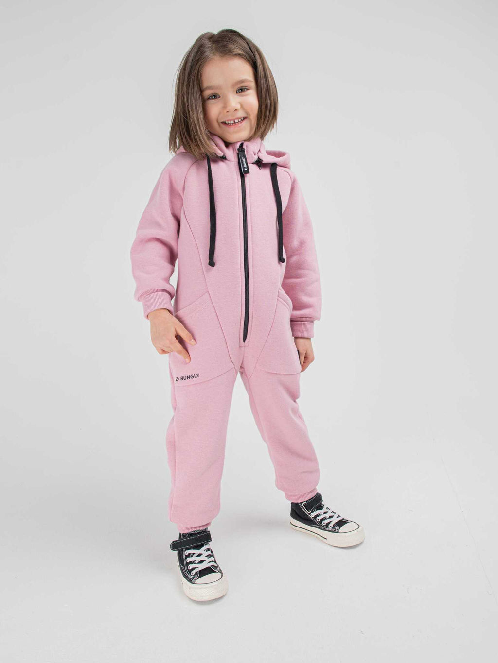 Комбинезон-трансформер с клапаном Пудра утепленный - Bungly фото 7