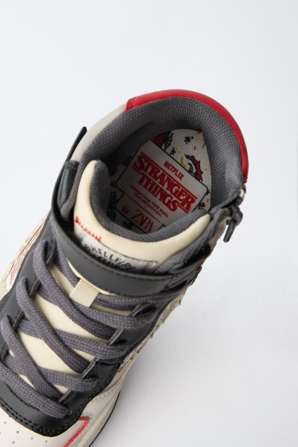STRANGER THINGS NETFLIX HIGH-TOP SNEAKERS - Zara фото 15