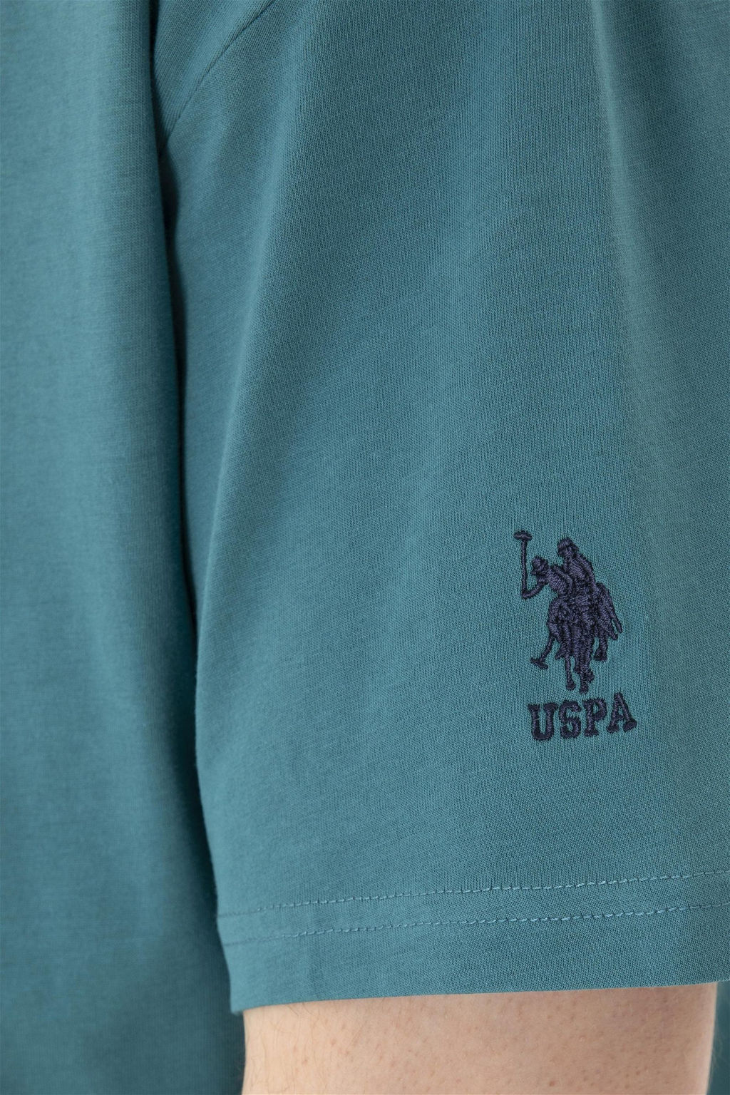 Мужская темно-зеленая футболка - U.s. polo assn фото 8