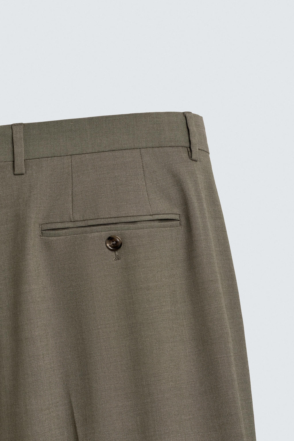 PANTAL?N REGULAR FIT TRAJE / Verde - Zara фото 8