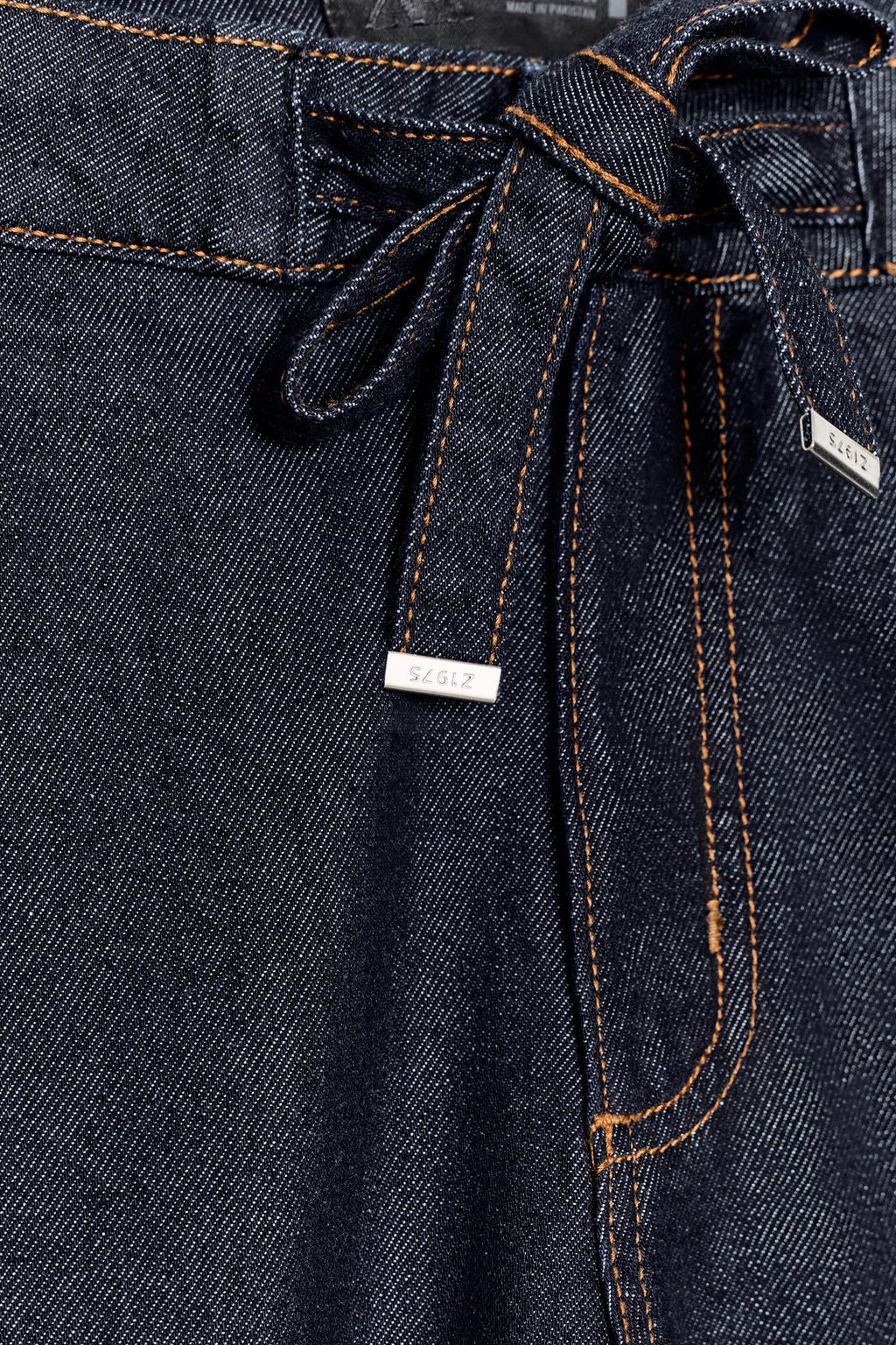 Z1975 HIGH-WAIST JOGGER WIDE-LEG JEANS - Zara фото 9