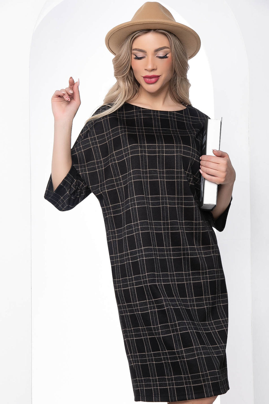 Платье Кайла (клетка) П8754 - Lt collection фото 17