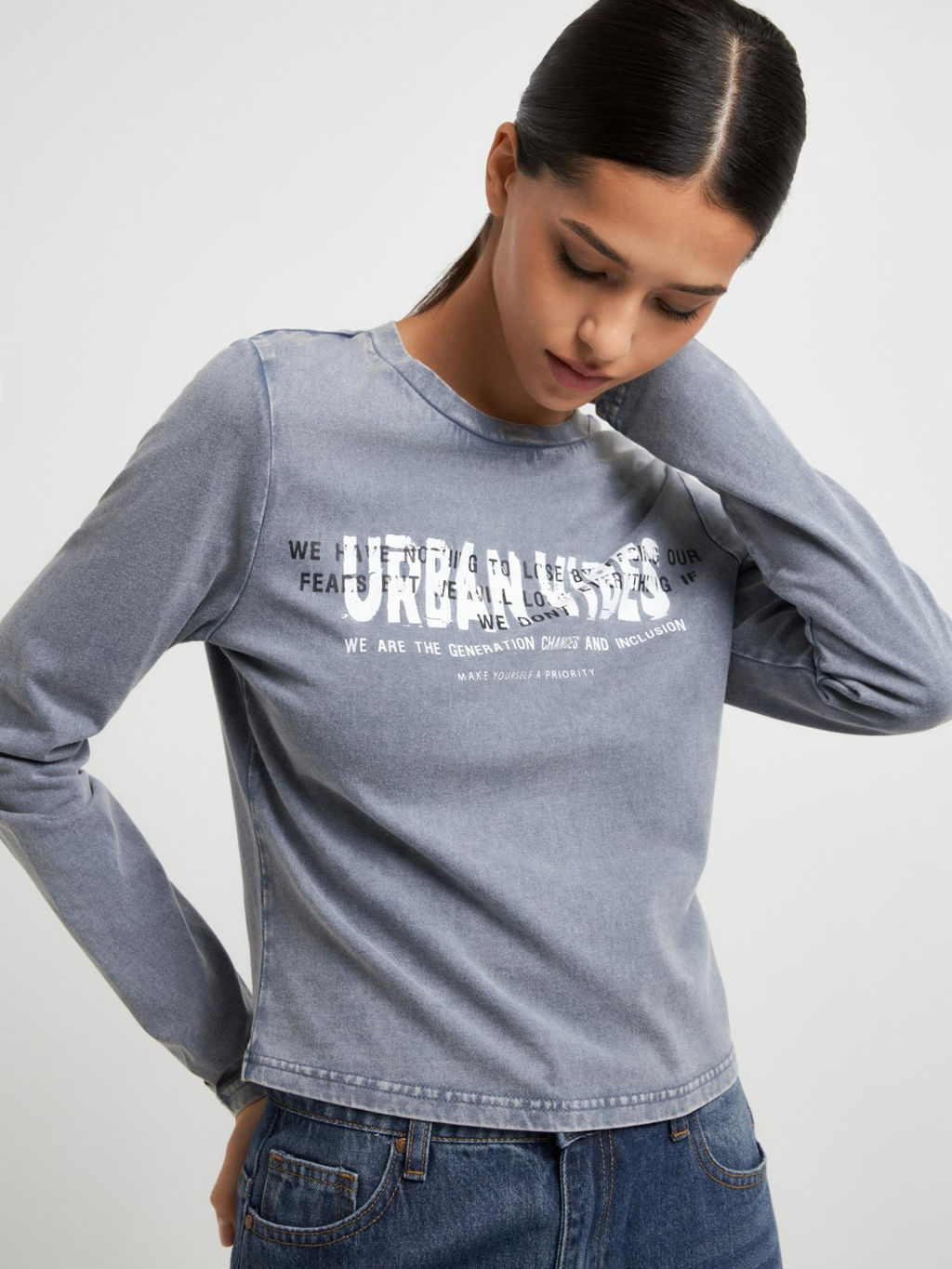 Concept club, Джемпер женский Bibola серо-голубой  фото 2