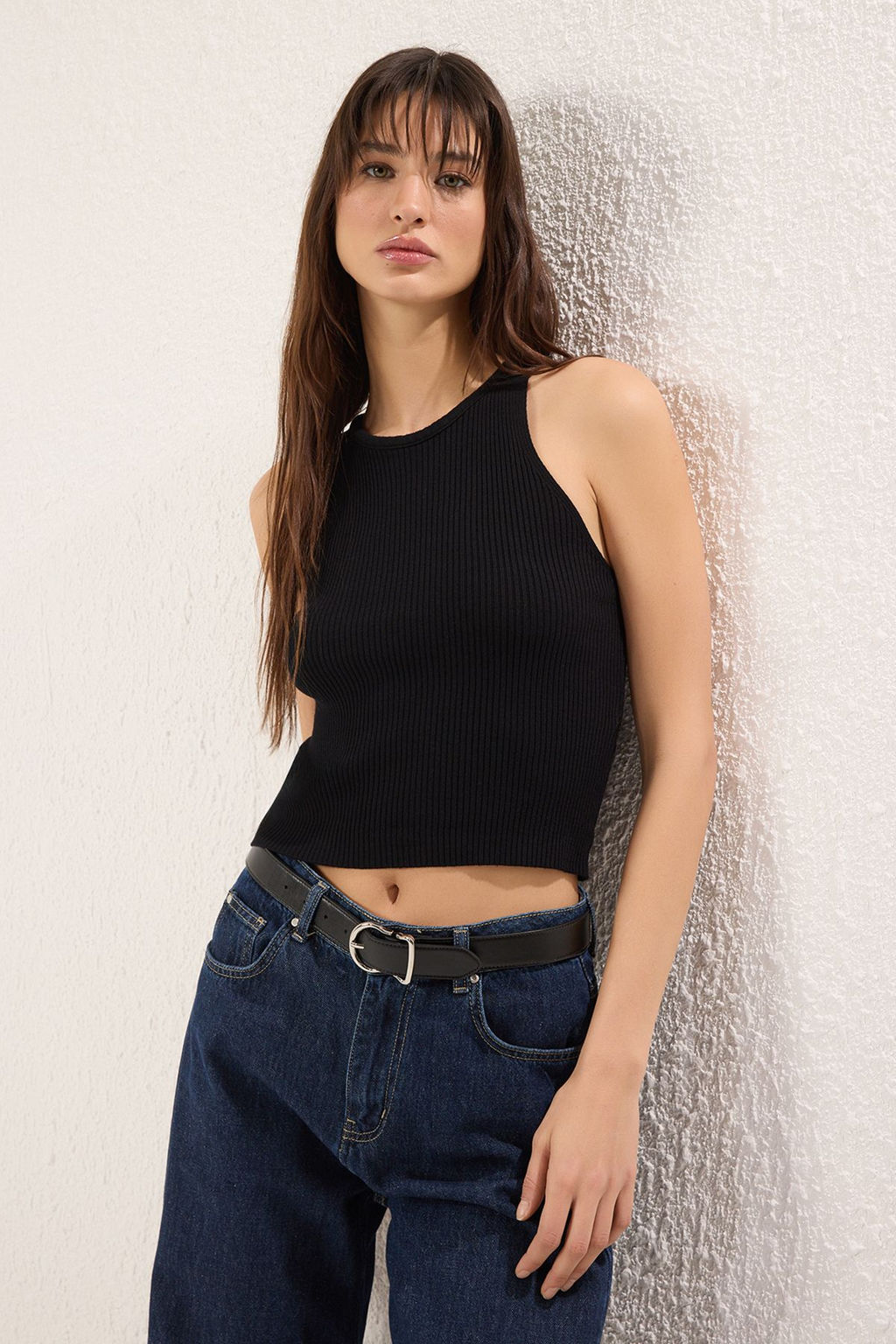 Ekru Fitilli Basic Triko Bluz TWOSS25BZ00489 - Trendyolmilla фото 6