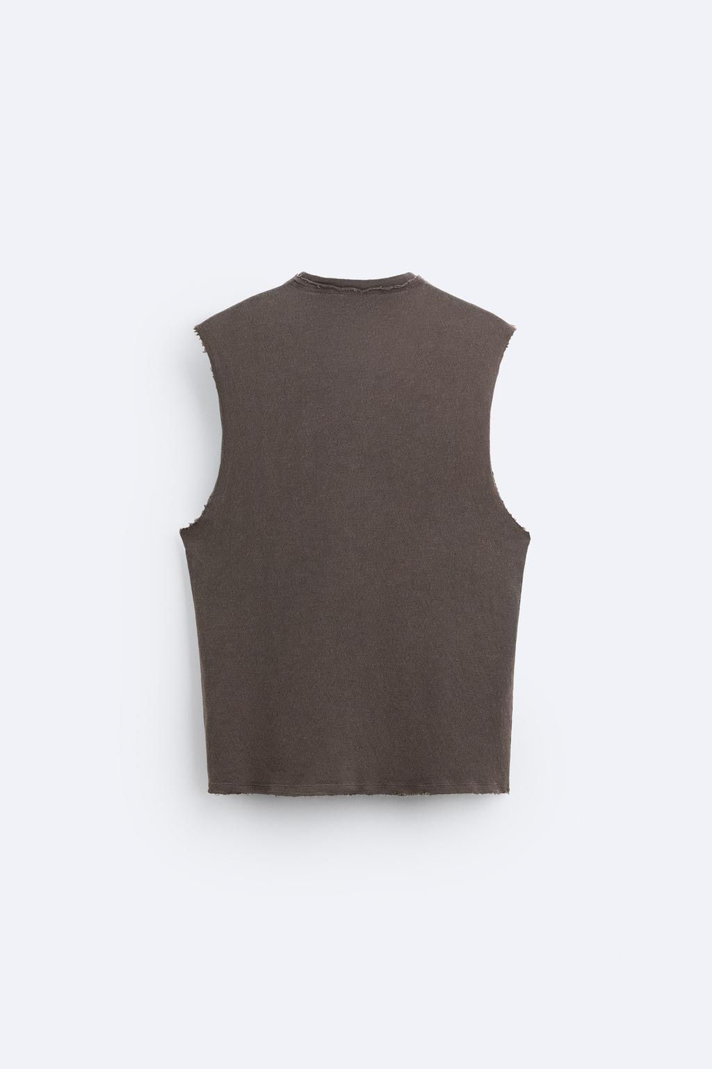 PRINTED KNIT TANK TOP - Zara фото 7