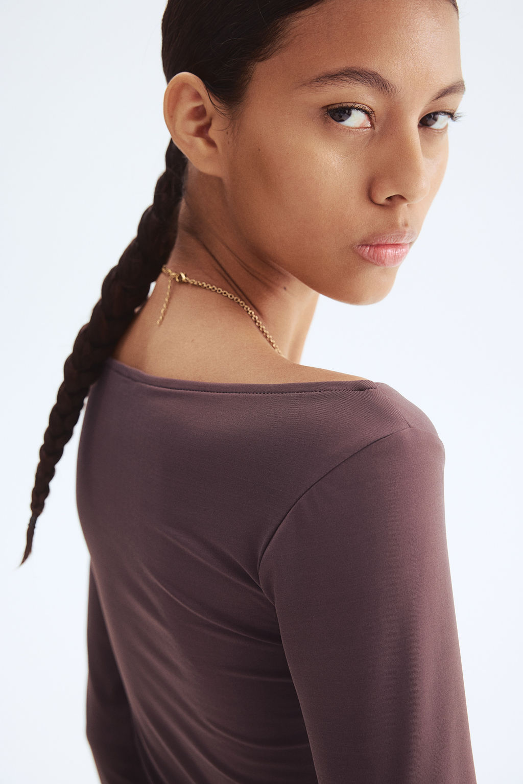 Top con escote barco - H&m фото 5