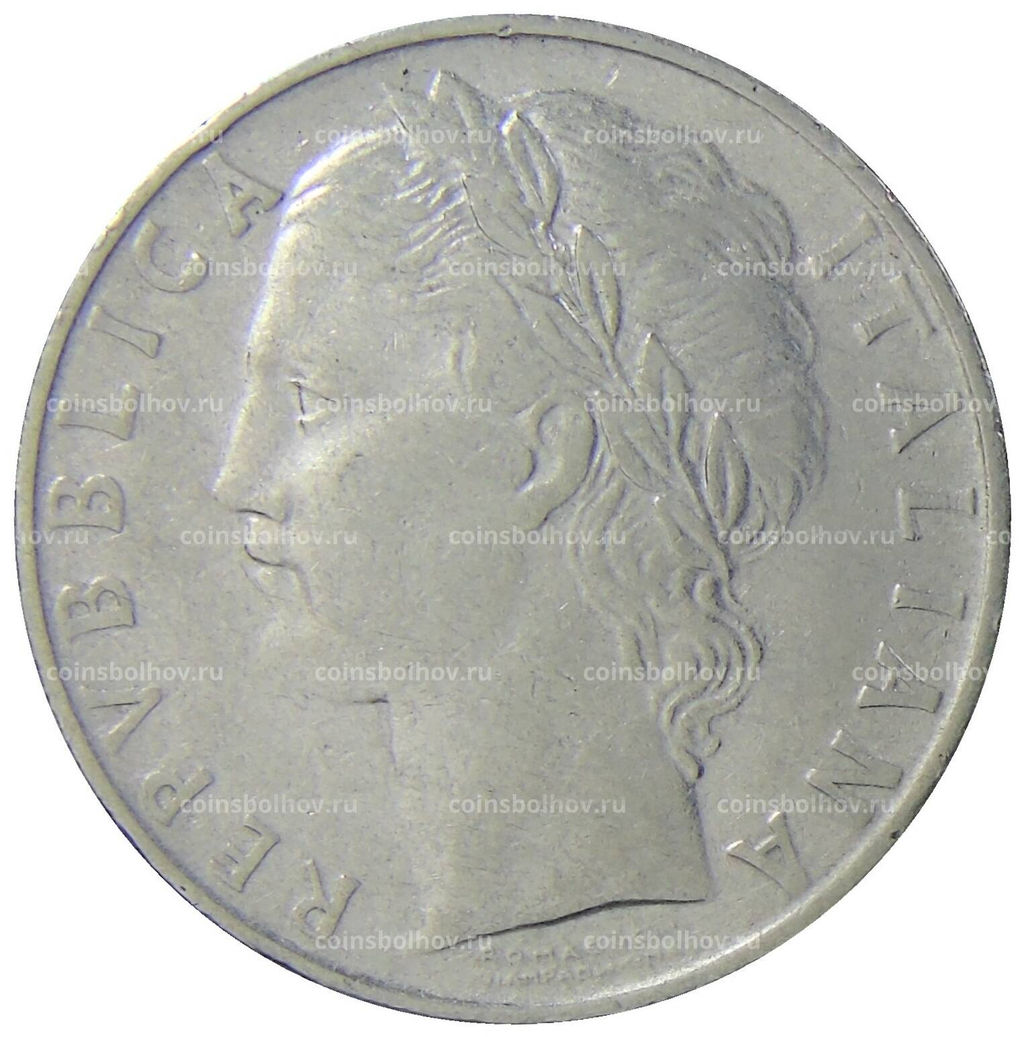 Монета 100 лир 1956 года Италия