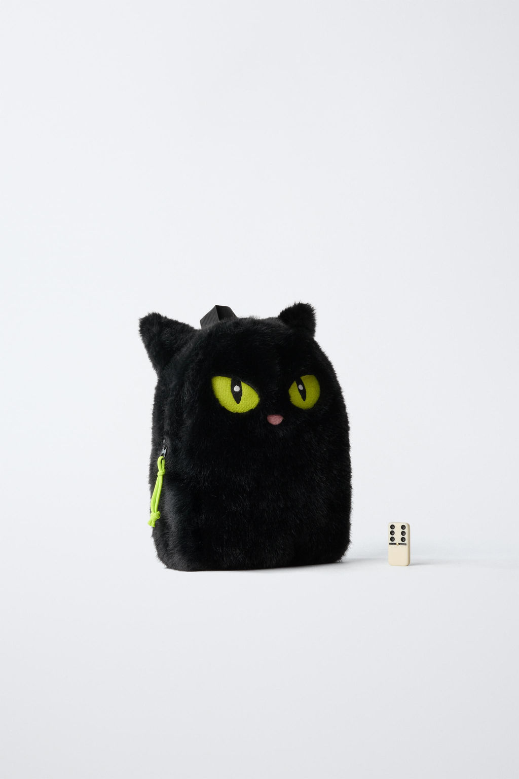 HALLOWEEN SHEEPSKIN CAT BACKPACK - Zara фото 6