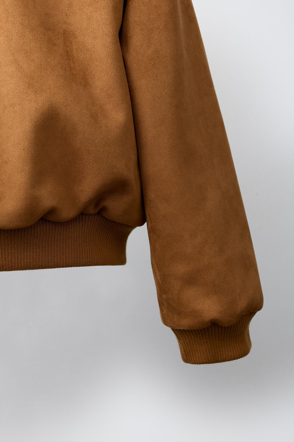 CAZADORA BOMBER EFECTO ANTE / Tostado - Zara фото 7