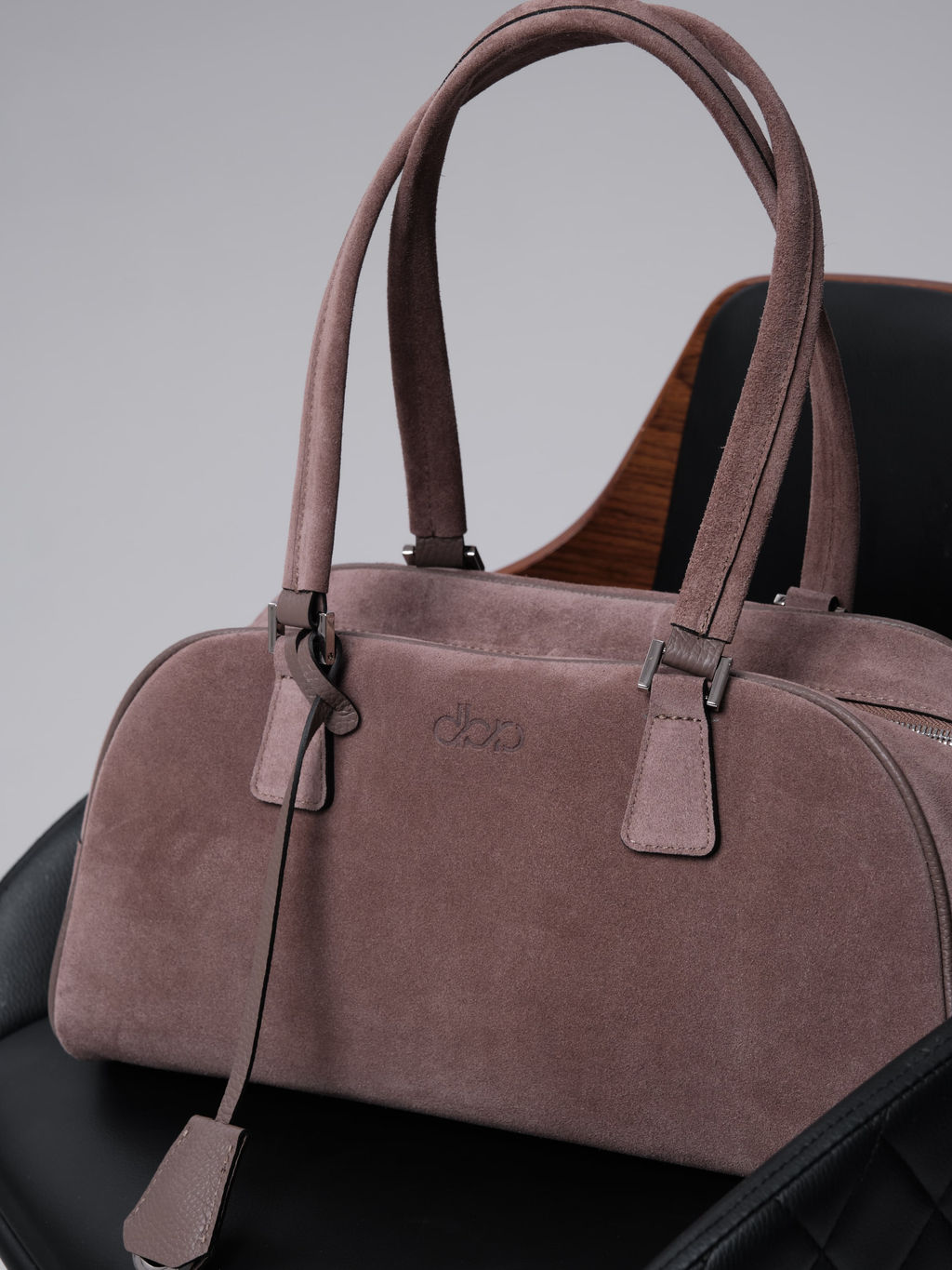 Замшевая сумка Charlotte DBR 31358 капучино  фото 8