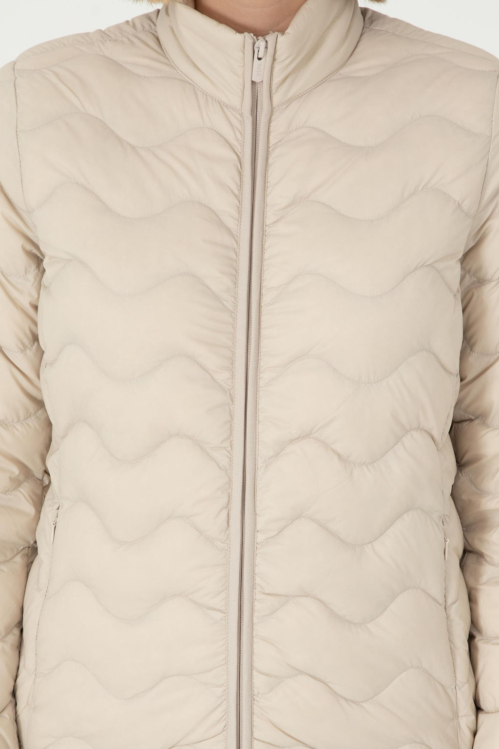 Женское кремовое пальто - U.s. polo assn фото 6