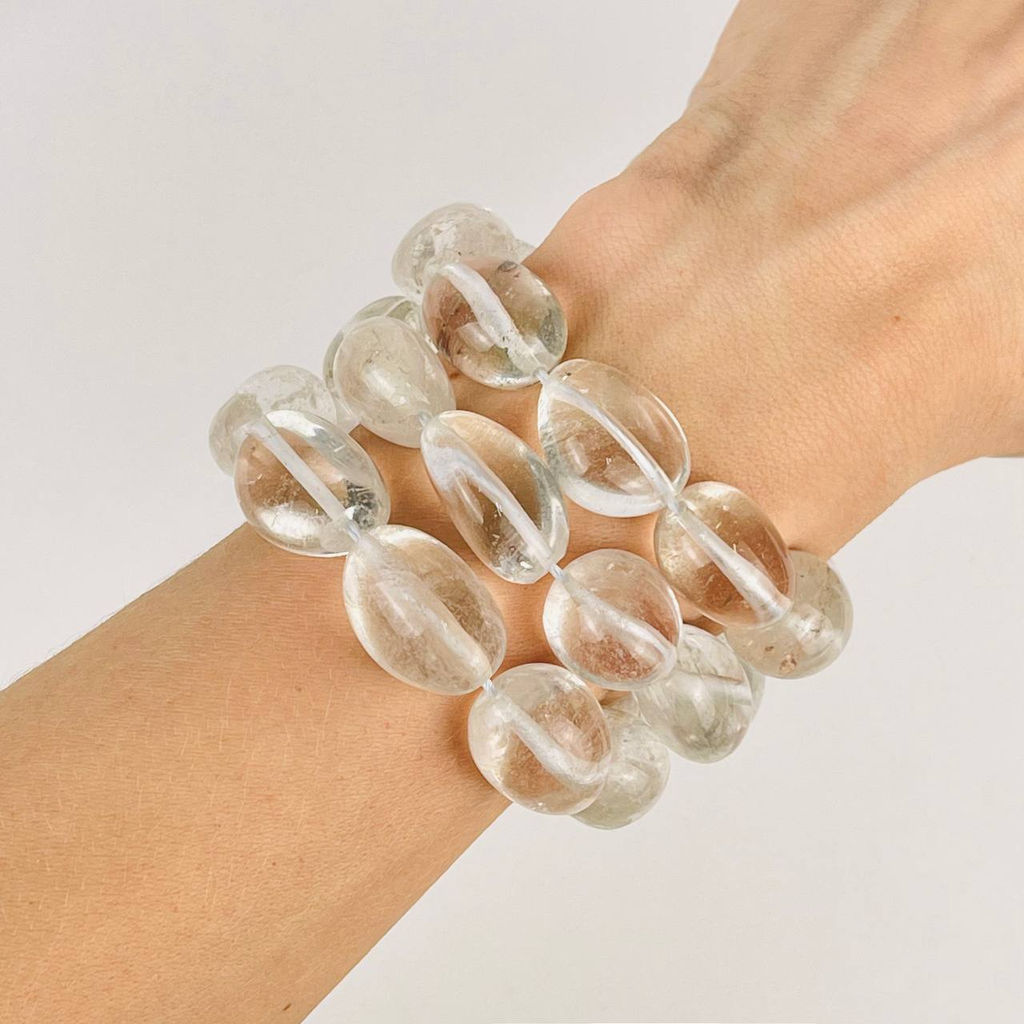 Бусины для украшений из Горного Хрусталя 39 см