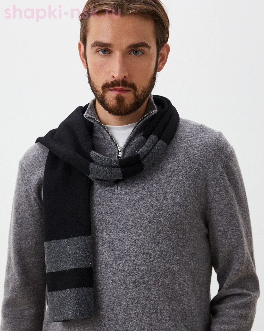 13343 MMS Шарф мужской (190 x 23)