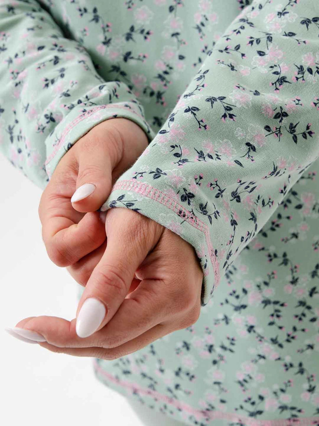 Пижама женская, цвет зеленый