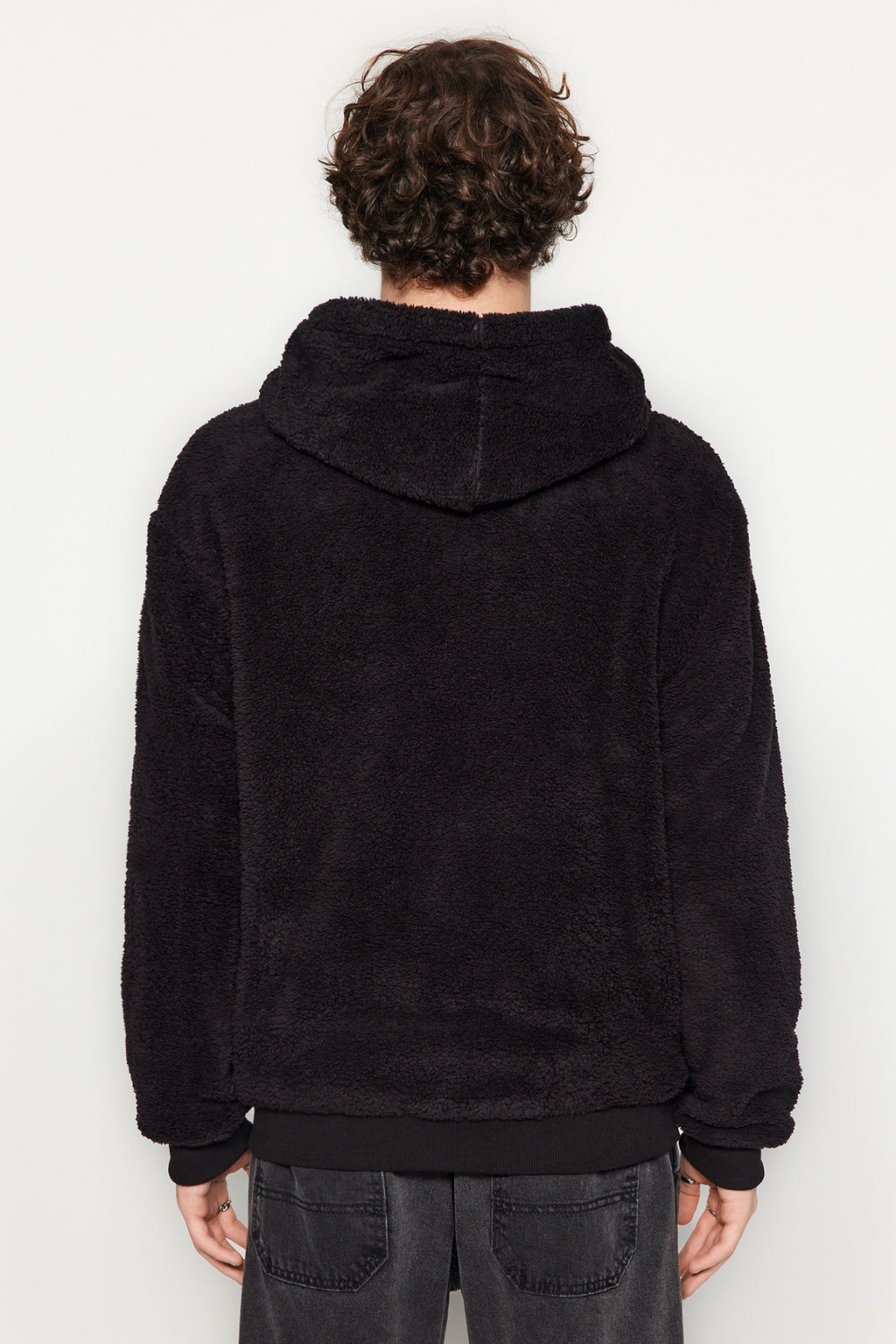 TRENDYOL MAN Bej Regular/Normal Kesim Full Fermuar Cepli Polar Kal?n Sweatshirt-H?rka TMNAW24SW00109 - Trendyolmilla фото 4