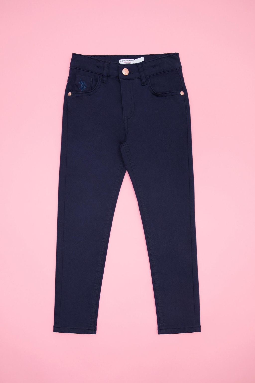 U. S. Polo Assn Темно-синие брюки из плотной ткани для девочек - U.s. polo assn фото 14