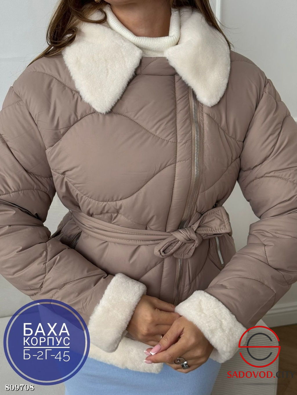 Куртка женская с наполнителем холлофайбер - Bruno фото 2