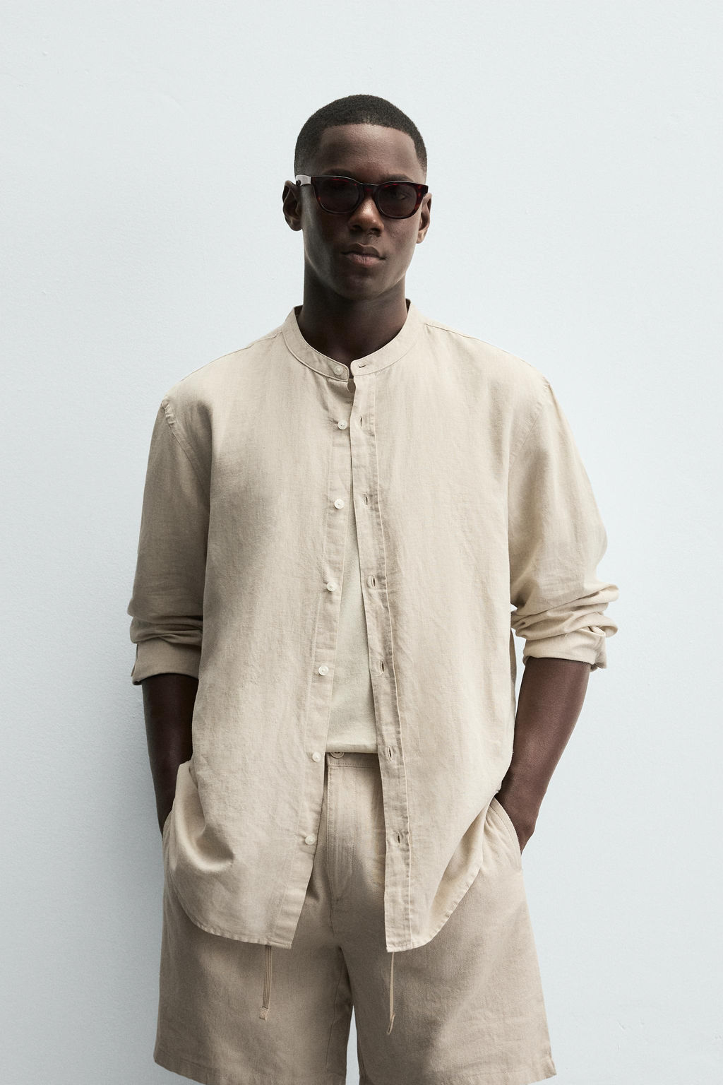 COTTON - LINEN SHIRT - Zara фото 2