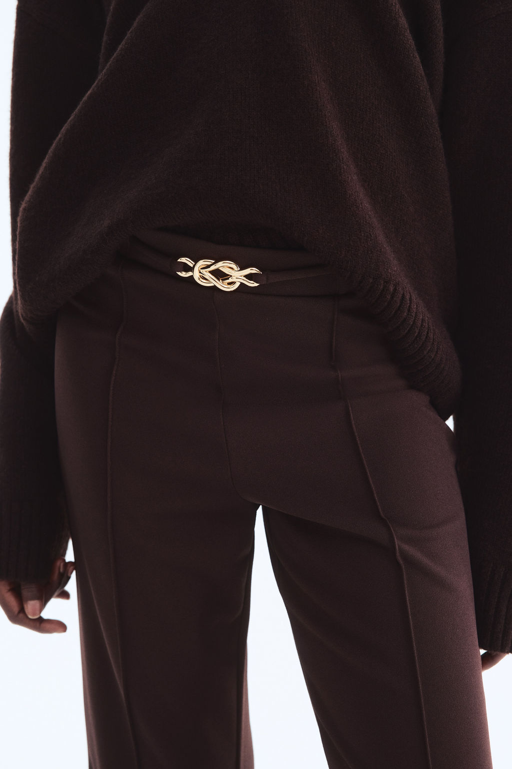 Pantal?n bootcut en punto roma - H&m фото 5