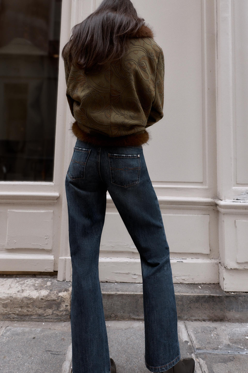 Z1975 LOW-RISE BOOTCUT JEANS - Zara фото 10