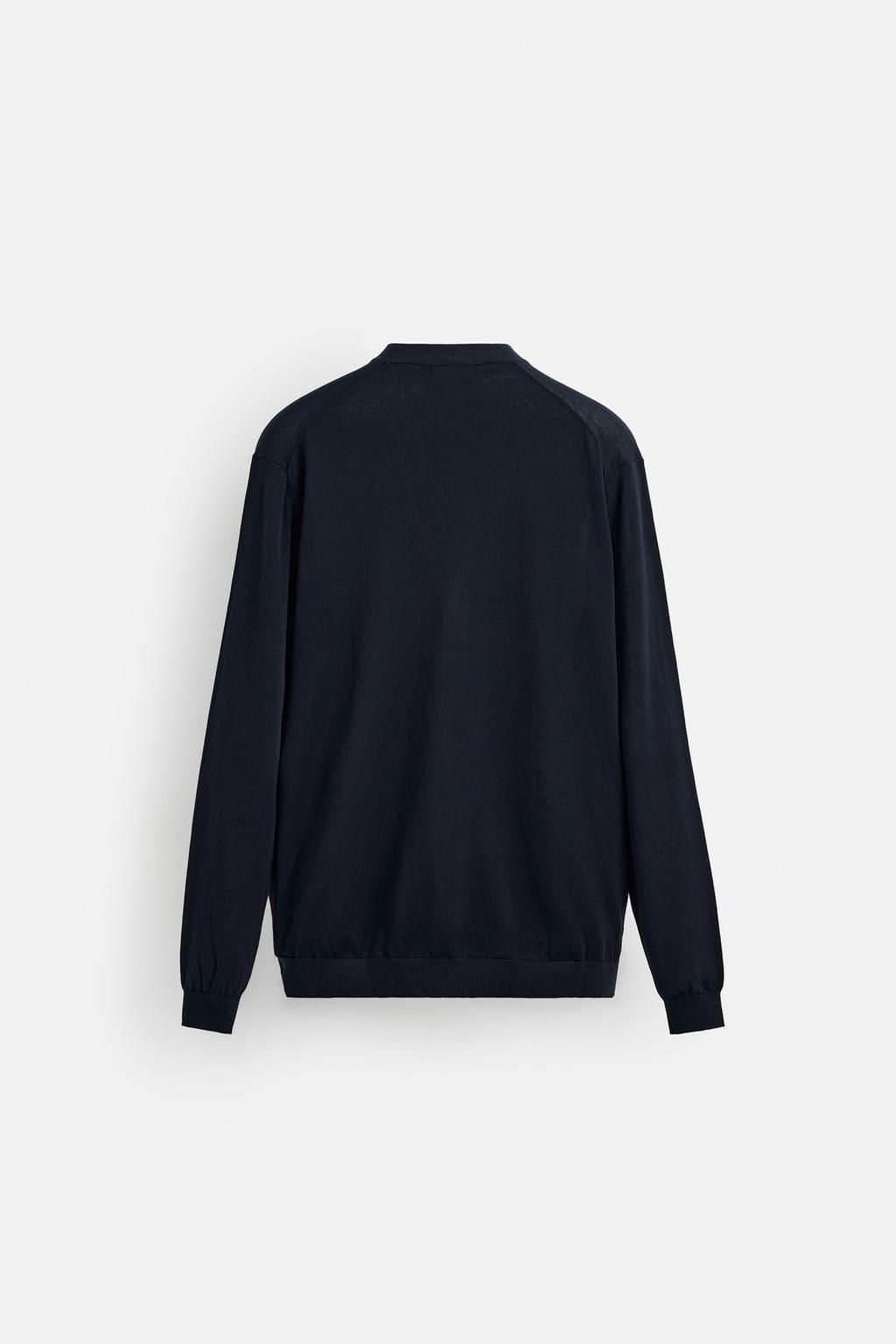 COTTON - WOOL CARDIGAN - Zara фото 9