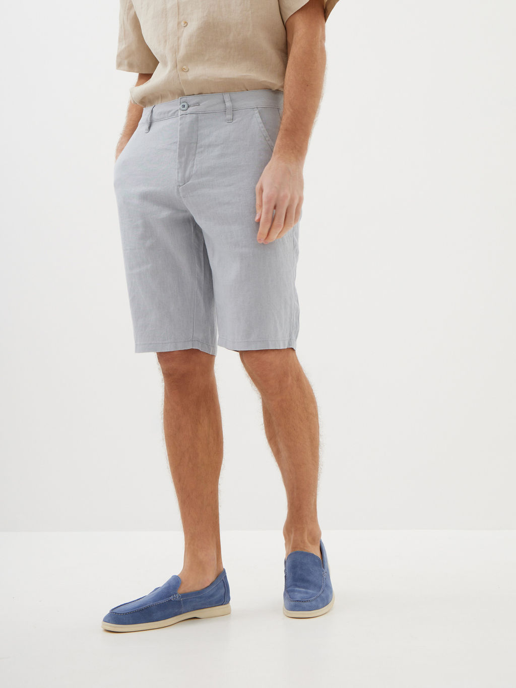 Мужские Льняные Шорты - Mossmore фото 18