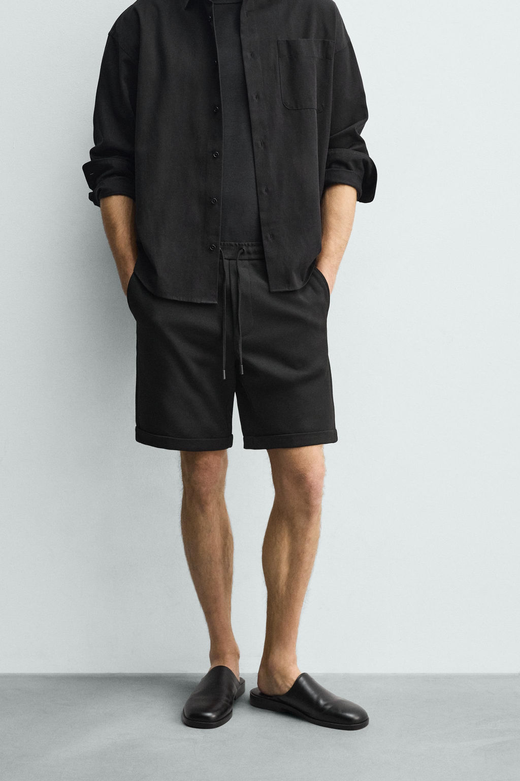 BERMUDA REGULAR FIT CONFORT / Negro - Zara фото 2