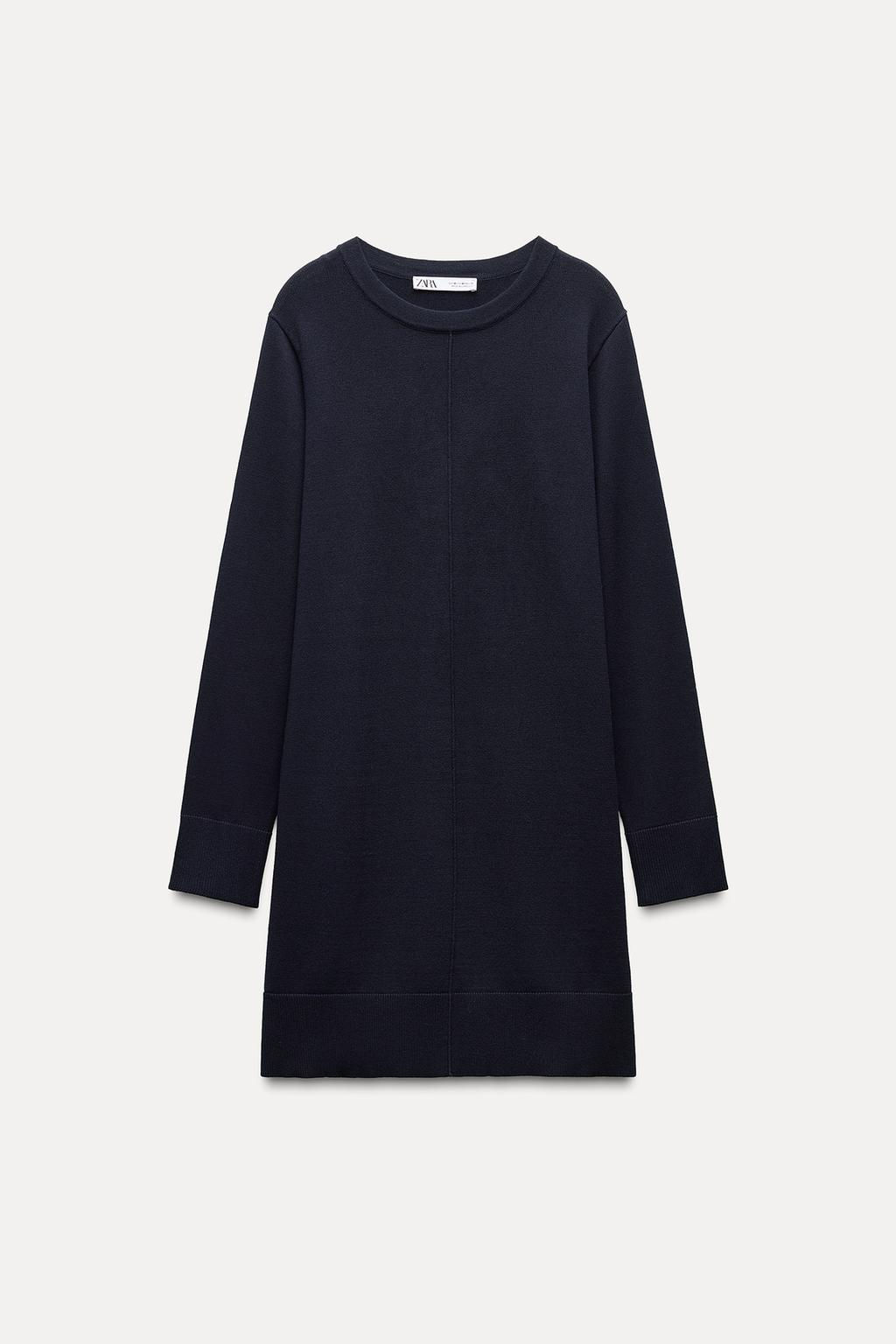 SHORT PLAIN KNIT DRESS - Zara фото 3