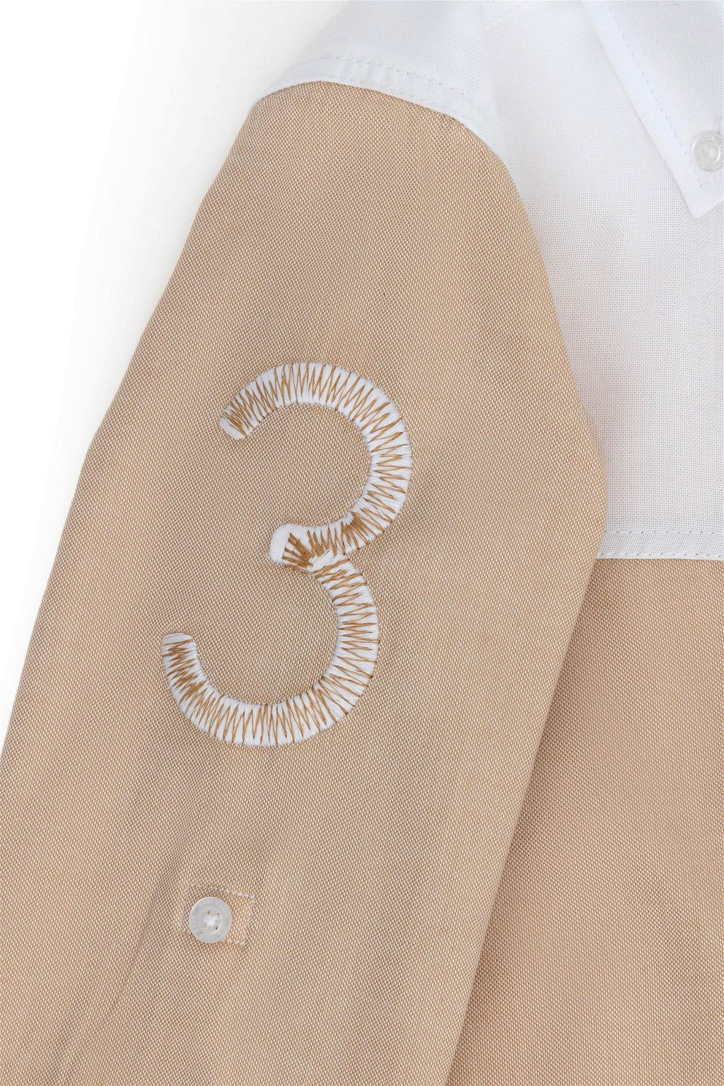 U. S. Polo Assn Рубашка песочного цвета с длинным рукавом для мальчика - U.s. polo assn фото 8