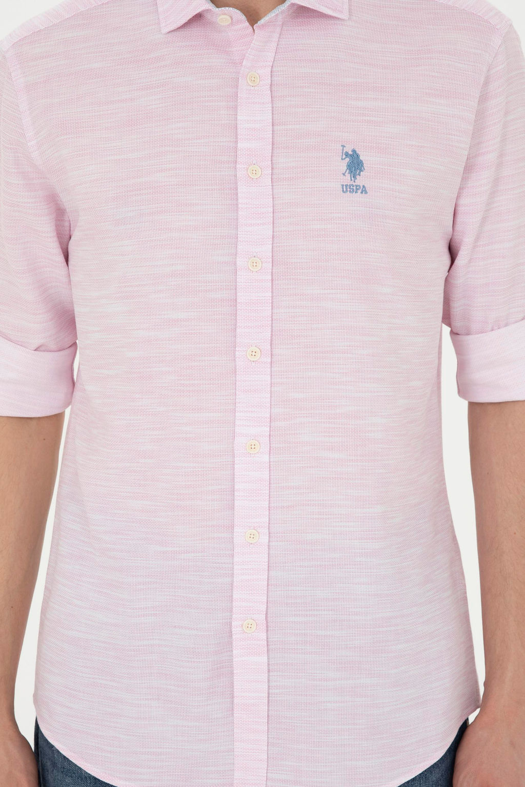U. S. Polo Assn / Мужская рубашка с длинным рукавом Magnolia - U.s. polo assn фото 13