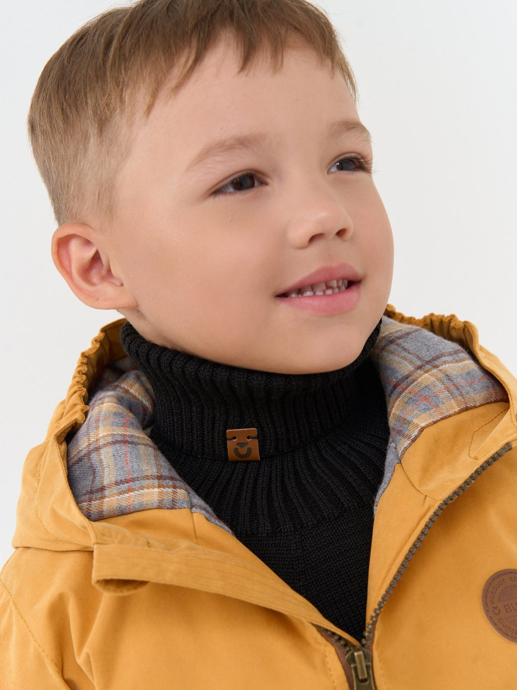 Манишка хлопковая Уголь - Bungly фото 2