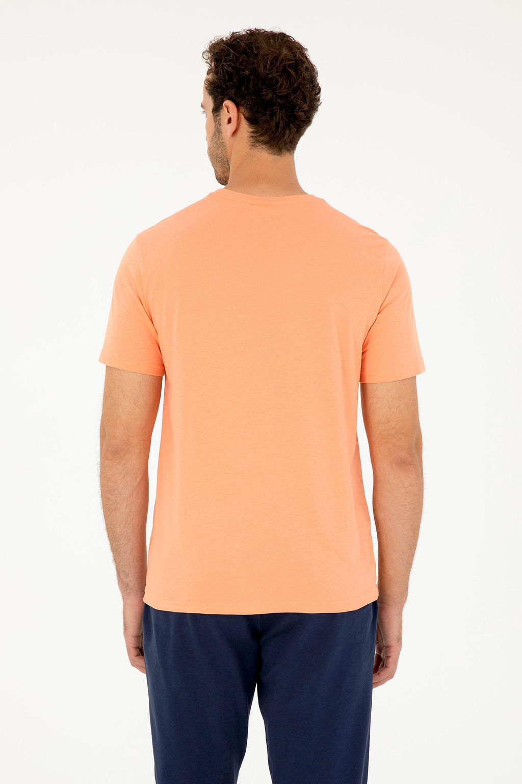Мужская базовая футболка Salmon - U.s. polo assn фото 5