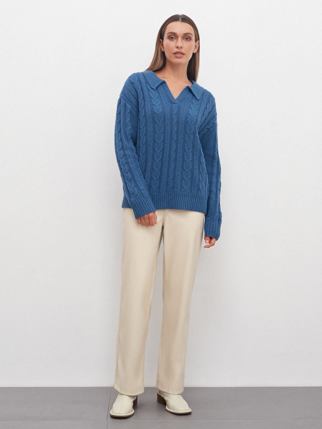 Conso/KJL 220605 - teal Джемпер женский фото 4