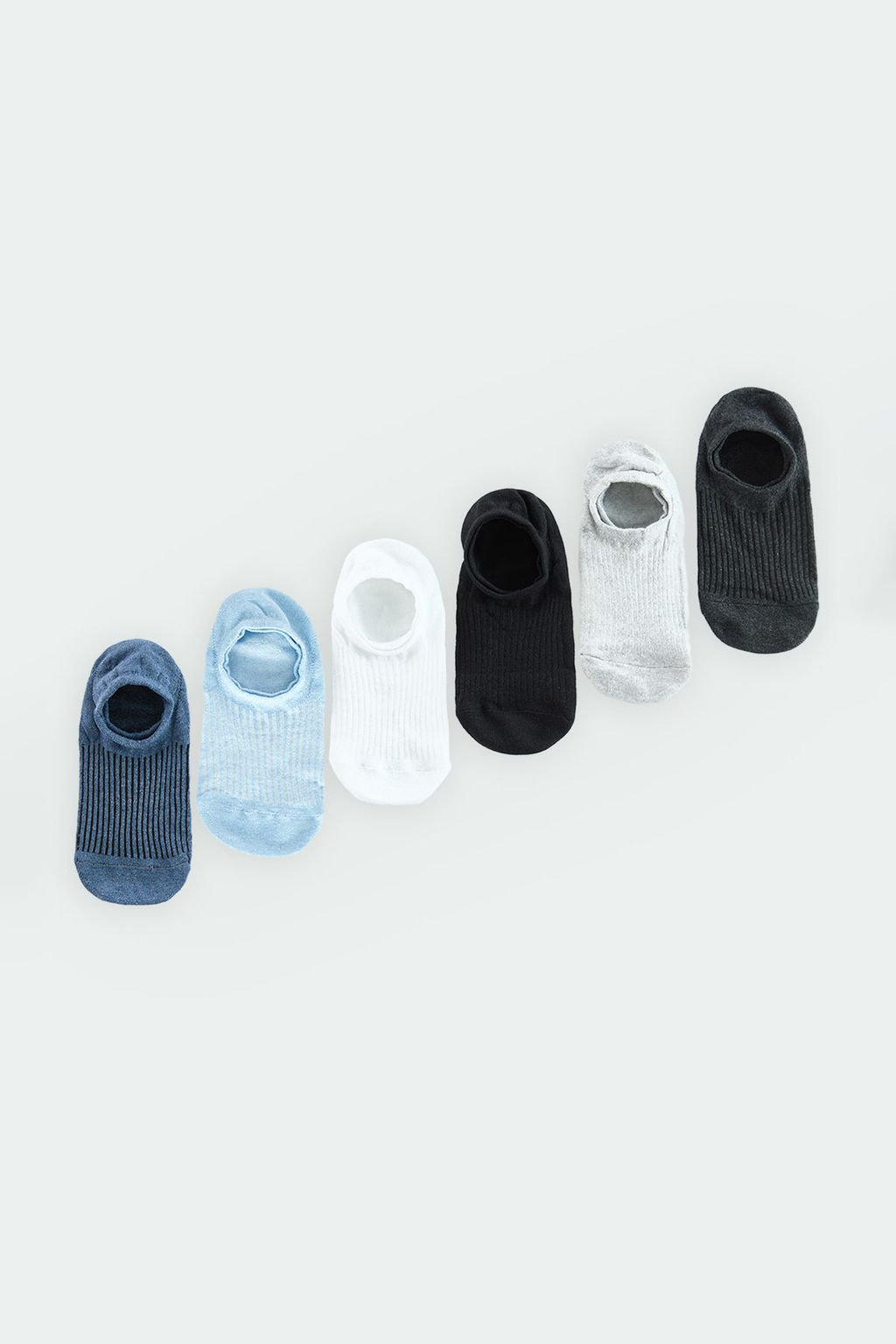 Cok Renkli Unisex 6l? Pamuklu Sneaker Corap TEDAW25CO00008