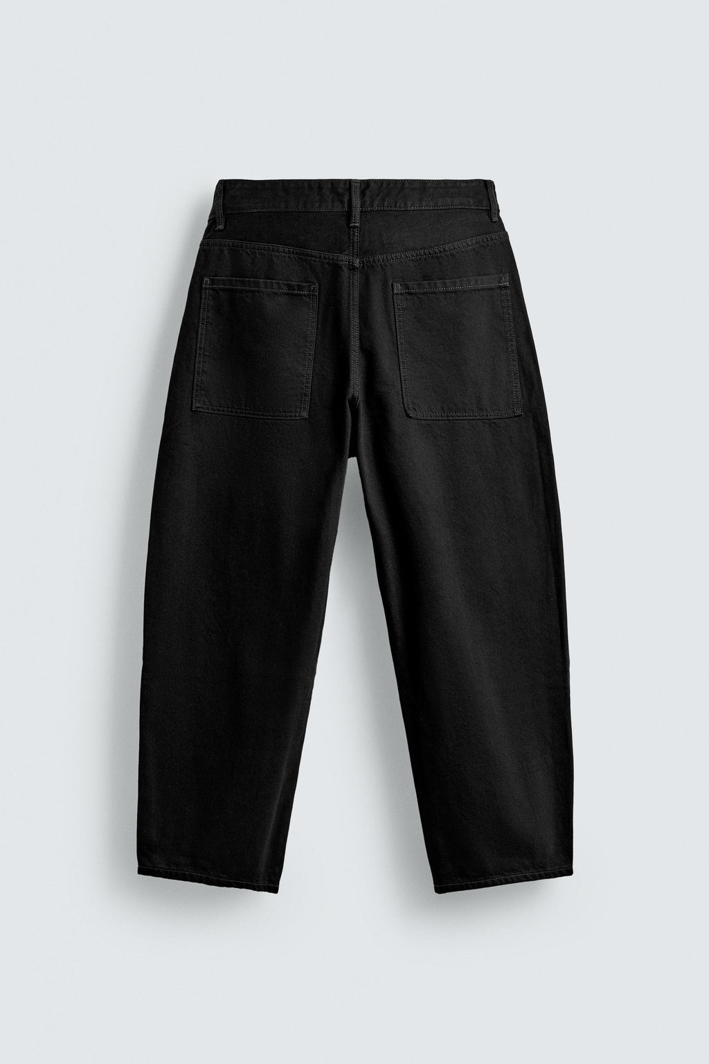 TAPERED WIDE-LEG JEANS - Zara фото 8