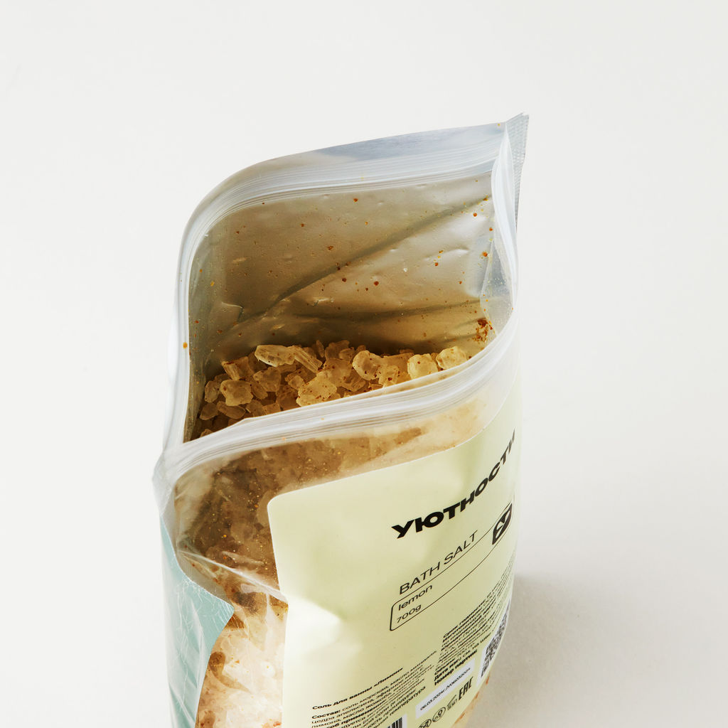 Соль для ванны 700гр Лимон - Уютности фото 4