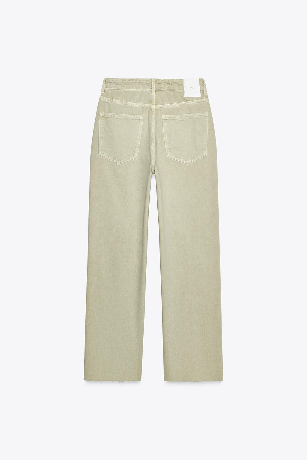 JEANS Z.02 STRAIGHT ANKLE HIGH-WAIST - Zara фото 8