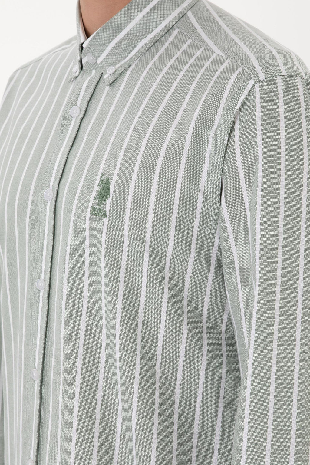 Erkek Haki Uzun Kollu G_mlek Sepette S_rpriz _ndirim - U.s. polo assn фото 7