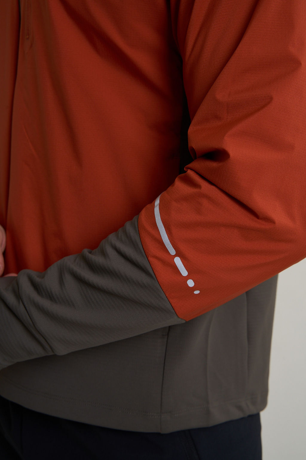 Куртка софтшелл Оранжевый ANTA RUNNING Knit Track Top фото 10