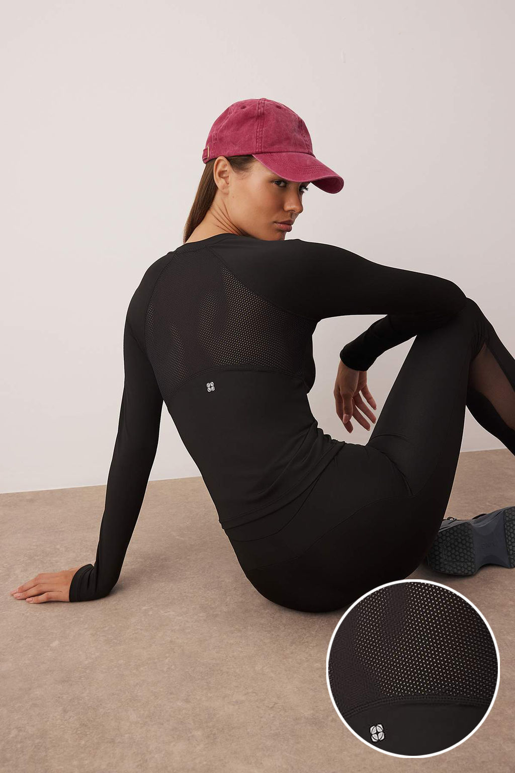 Siyah Micro S?rt File ve Reflektor Bask? Detayl? Orme Spor Ust/Bluz THMAW26BZ00001 - Trendyolmilla фото 10