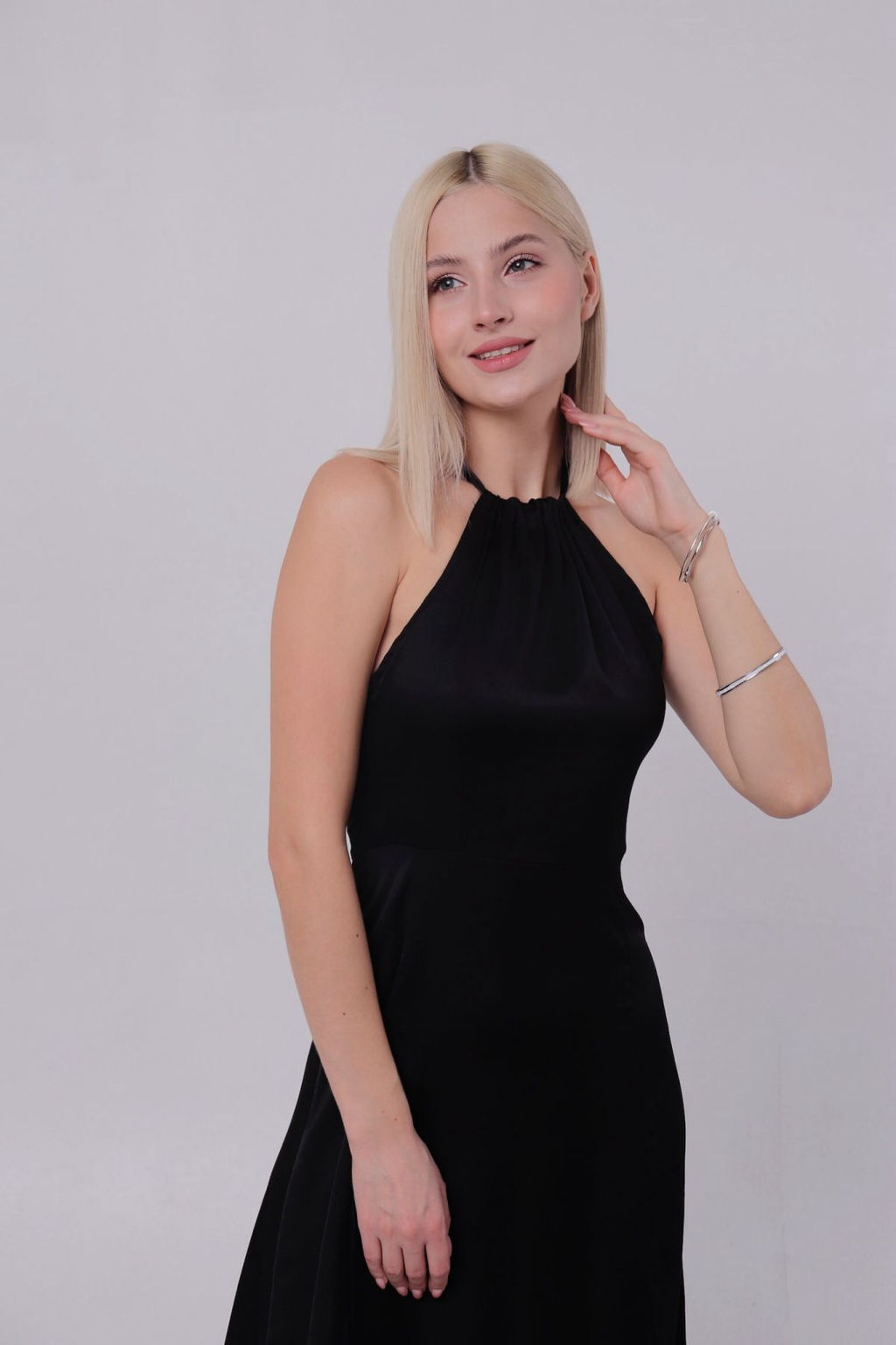 Вечернее платье-американка чёрное - Martichelli фото 6