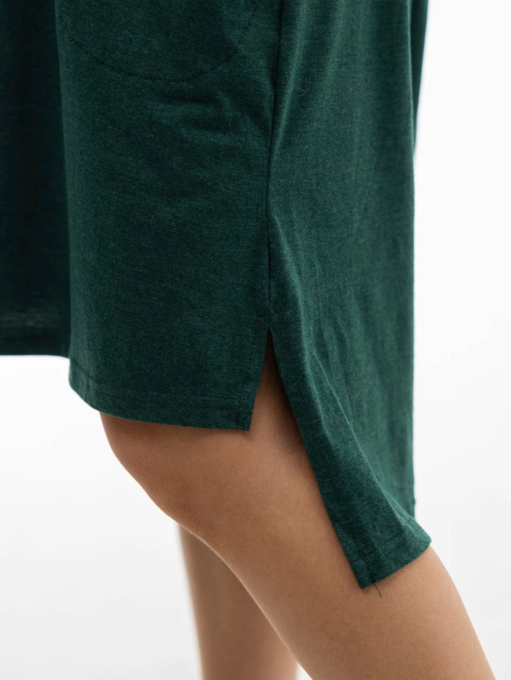 Туника женская, цвет зеленый