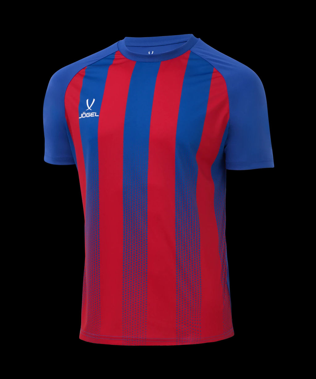 Футболка игровая JOGEL CAMP Striped Jersey, красный/синий