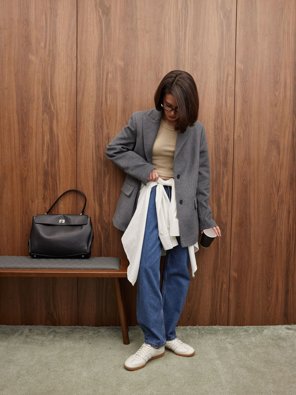 Джинсы Straight fit "Синие" женские